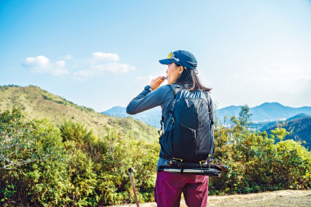 ●王牌FH500 17L速度遠足背囊/$399/Decathlon，加設專為收納登山杖而設的橡皮繩、放置外套及頭盔的外袋，另附送戶外專用兩公升水袋。