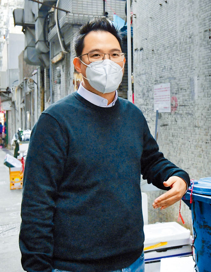 就簡約公屋選址啟德爭議，九龍中立法會議員楊永杰（圖）獲房屋局局長何永賢約談。