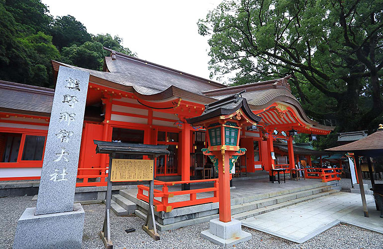 熊野那智大社。（田边市熊野观光旅游局）