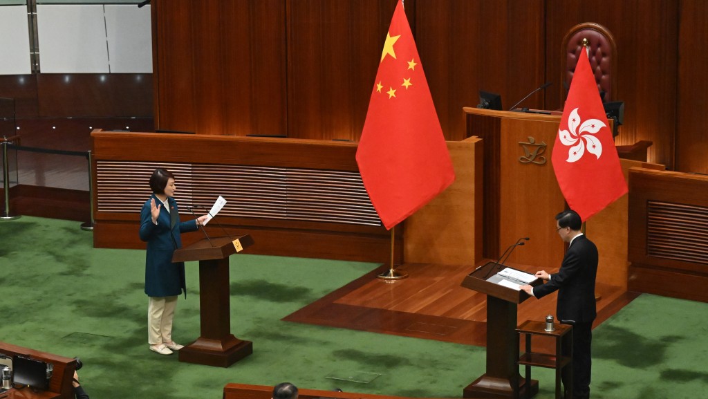 立法會宣誓儀式開始