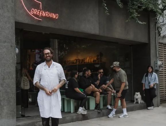 哈特在墨西哥開設麵包店。Instagram@greenrhino_mx