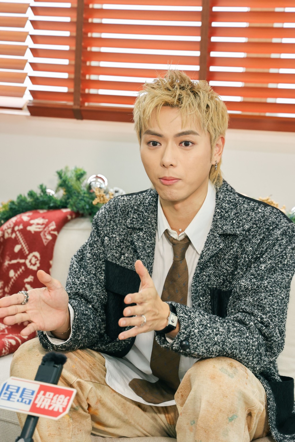 193受访时谈近况。