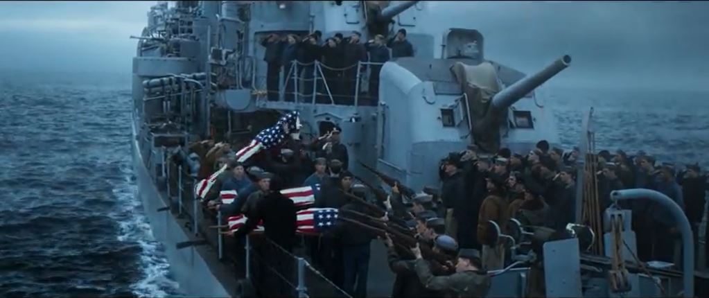 因為被敵軍夾攻，有船員壯烈犧牲。