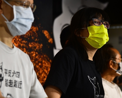 支聯會記者會上否認為「外國代理人」。