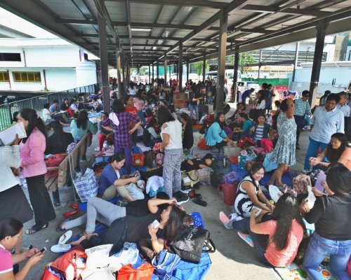 外傭每月最低工資加到4520元。資料圖片