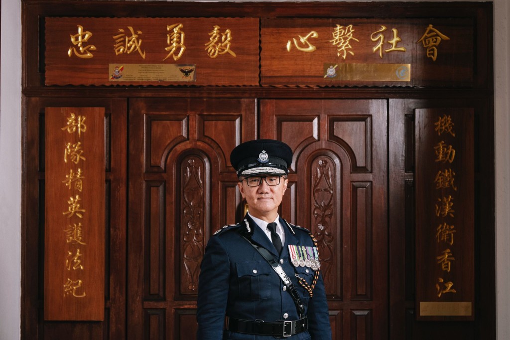 警务处前处长萧泽颐。 警务处前处长萧泽颐。