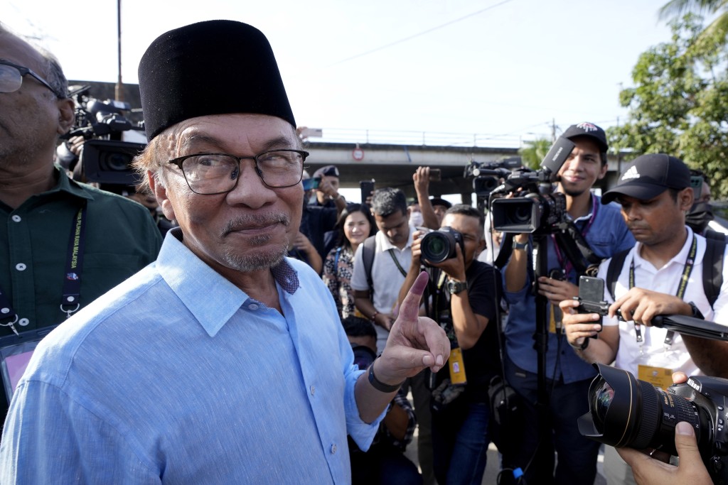 安華獲馬來西亞國家元首特赦獲釋。AP資料圖片