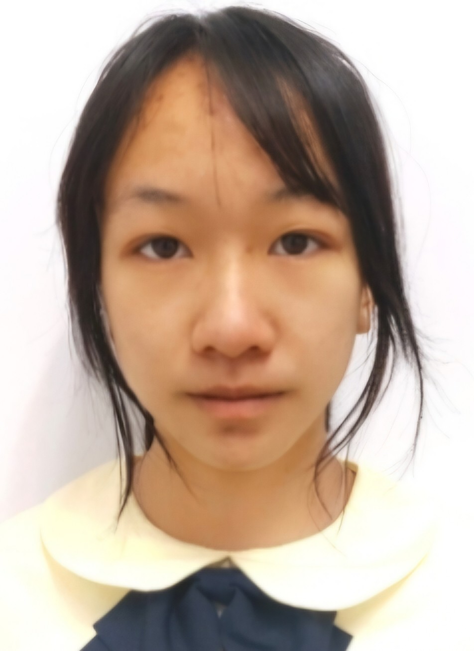 失踪的14岁少女解晓霖。警方提供图片
