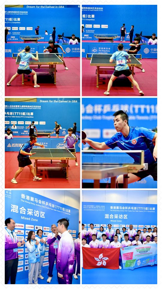 香港運動員在比賽中忘我的表現。羅淑佩FB圖片 香港運動員在比賽中忘我的表現。羅淑佩FB圖片