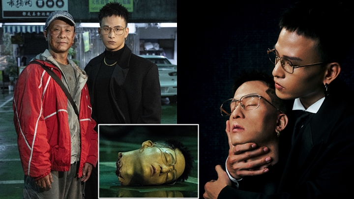 朱栢康為黃奇斌MV擔任男主角 見人頭分身驚呼嚇人 。