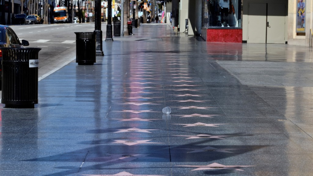 荷里活星光大道部分行人通道將拓寬。AP