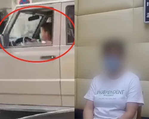 韓媽媽辯稱兒子有駕駛電動玩具車的經驗,故放手被他嘗試。網圖