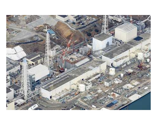 福岛核反应堆底部核污水检出高辐射量。中央社资料图片