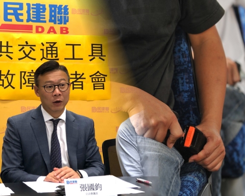 立法會議員張國鈞希望政府能加強執法，檢查安全帶的性能。鄺沛同攝／資料圖片