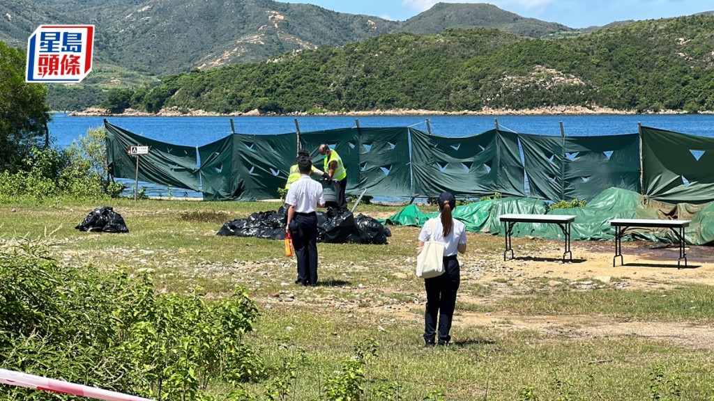 漁護署指鯨魚屍體在完成解剖後已在萬宜水庫西壩附近掩埋。資料圖片