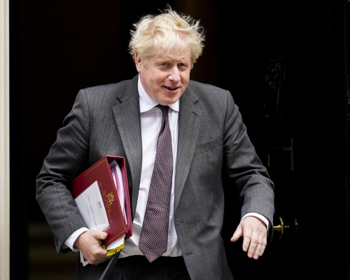 英國首相約翰遜改組內閣。AP圖片