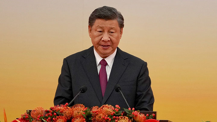 國家主席習近平發表講話。資料圖片
