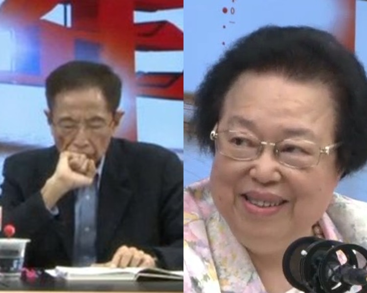 李柱銘(左)、譚惠珠。