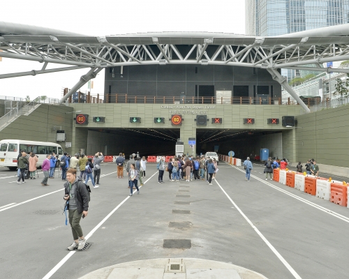 中環灣仔繞道周日8時首階段通車。資料圖片