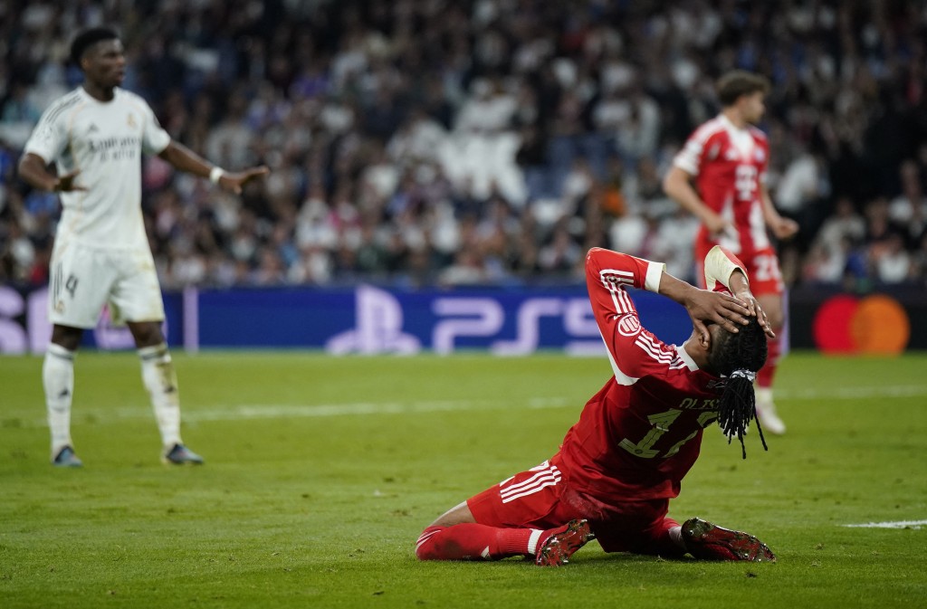 米高奧利斯今場有7項數據屬全場最高，但可惜只得一次助攻而沒有入球。路透社