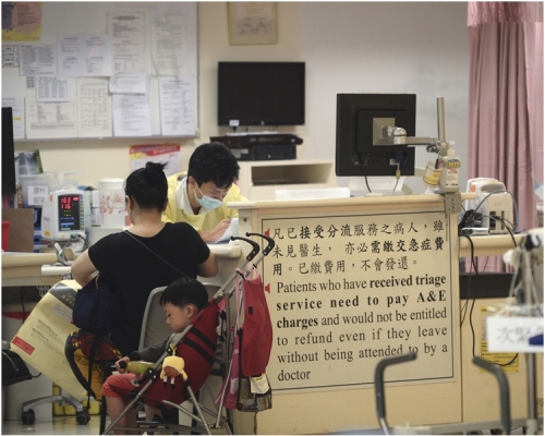 昨日共有5158人到急症室求診。