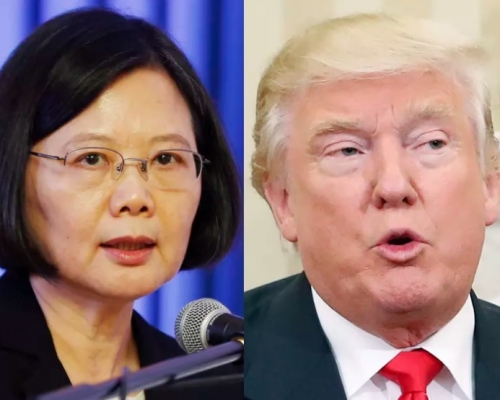 特朗普周五正式簽署台灣旅遊法,鼓勵兩地各級官員互訪。美聯社資料圖片