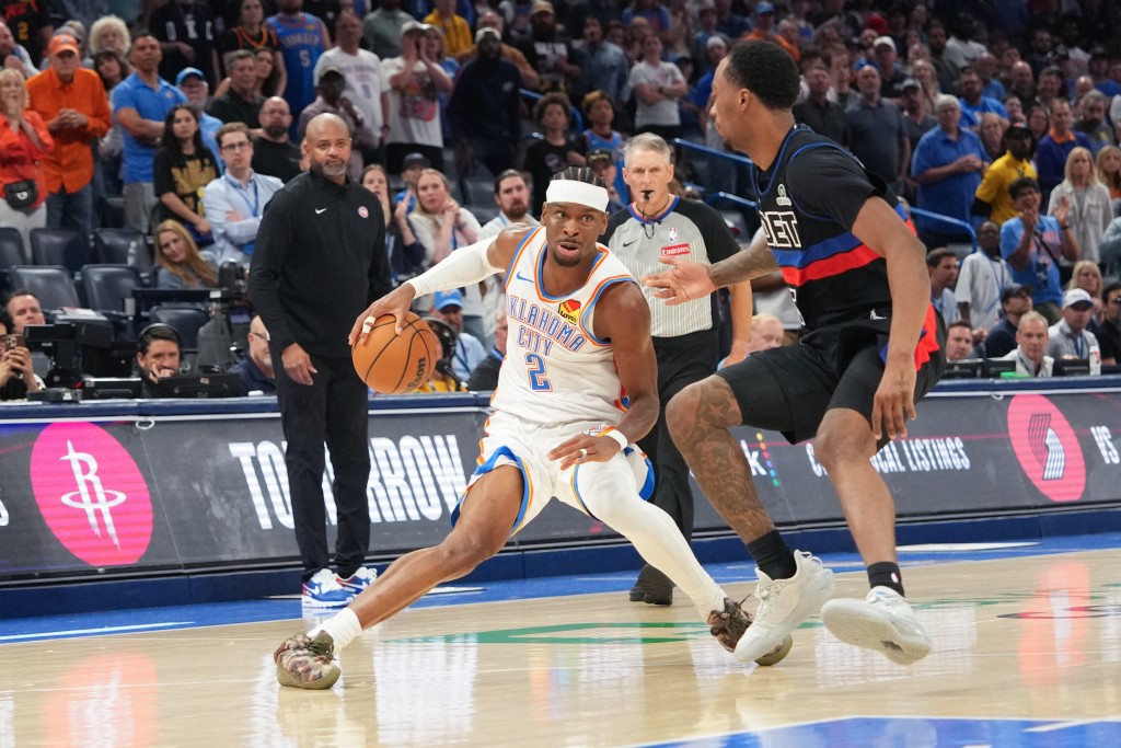 SGA對爭奪MVP直言比賽會為他說話。AFP