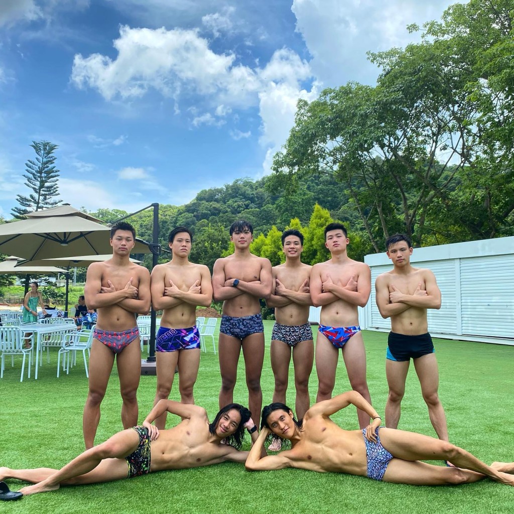 馬在驤是有名的星二代游泳健將，中學就讀香港法國國際學校時，在學界表現亮眼！