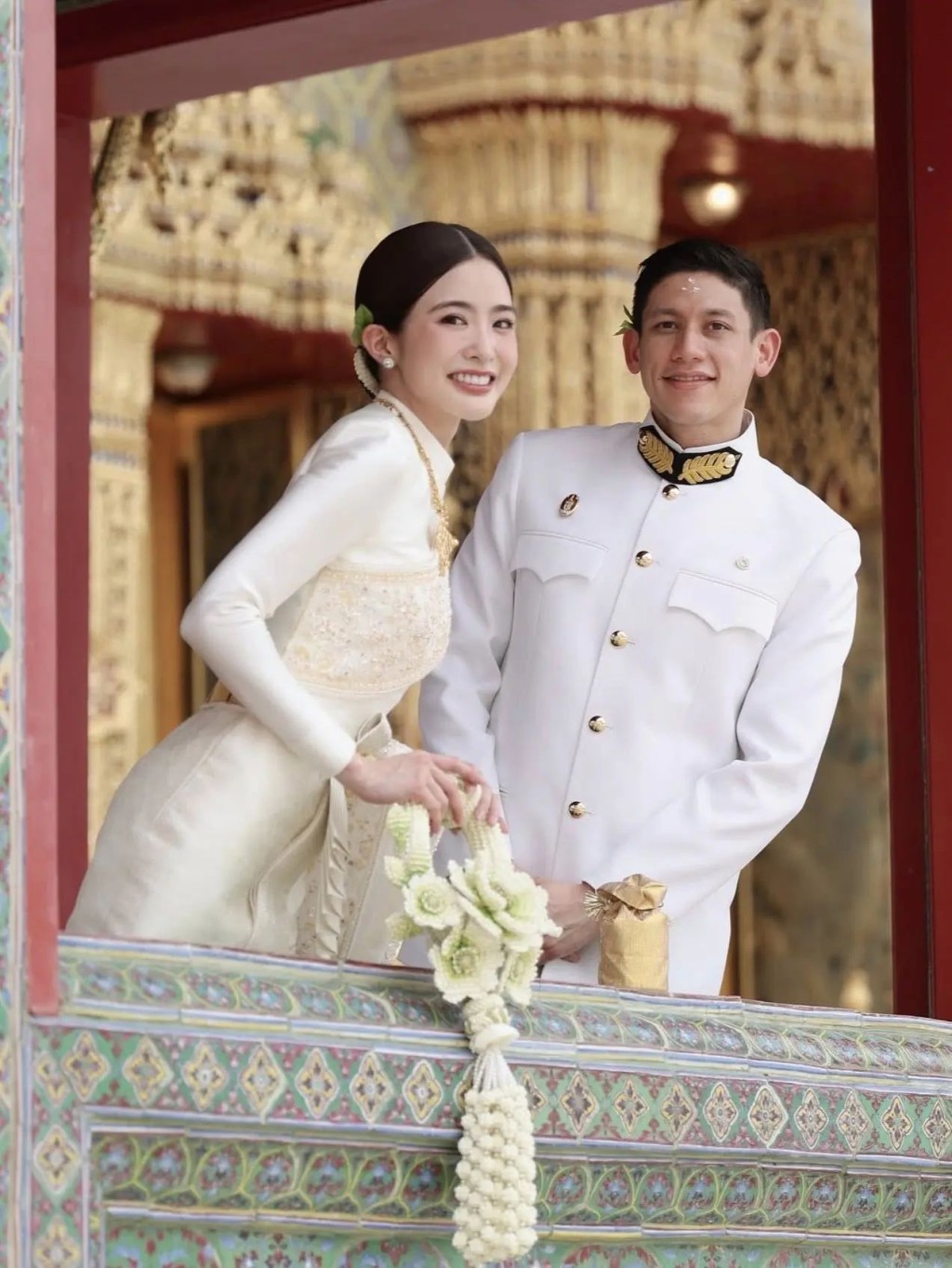 泰国知名啤酒集团Singha（胜狮）集团接班人接班人Hiso Pi去年底与女星Mild结婚。