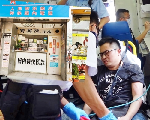 土瓜灣找換店20日發生「自編自導自演」的搶劫案。 資料圖片