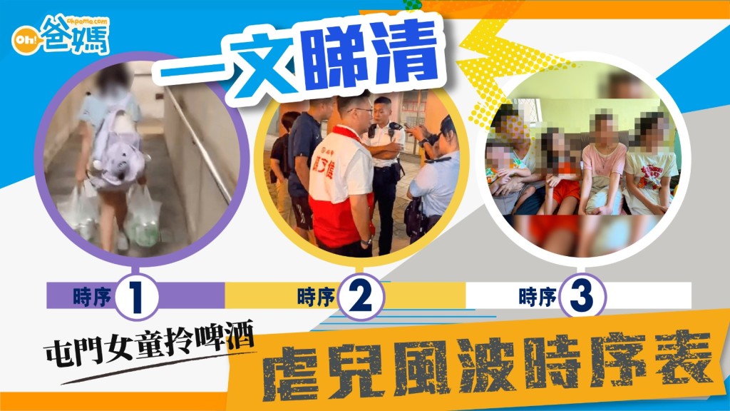 屯门女童拎啤酒｜独自拎20罐上斜 影片疯传惹议 父母受访解虐儿疑云 一文看清始末