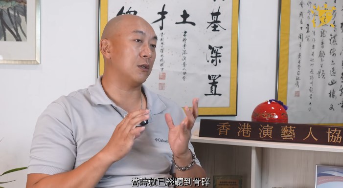 李嘉憶述拍攝恐怖意外。 李嘉憶述拍攝恐怖意外。