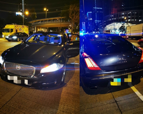 圖為涉案車輛。警方提供