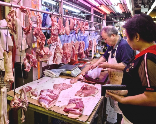 豬肉價格高企。資料圖片