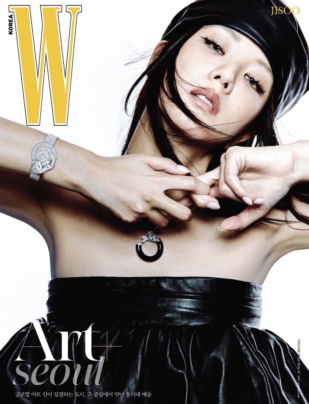 Jisoo登下月的雜誌封面亦曝光。 Jisoo登下月的雜誌封面亦曝光。