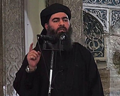 伊斯蘭國領袖巴格達迪。網圖