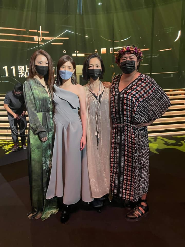 歌后入圍者:(左起)田馥甄、蘇慧倫、萬芳及巴奈。