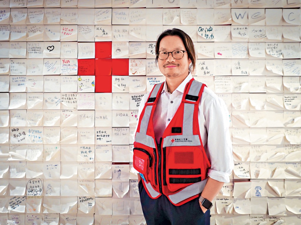 香港紅十字會醫護人員吳少彬今年3月前往加沙，參與人道救援工作。