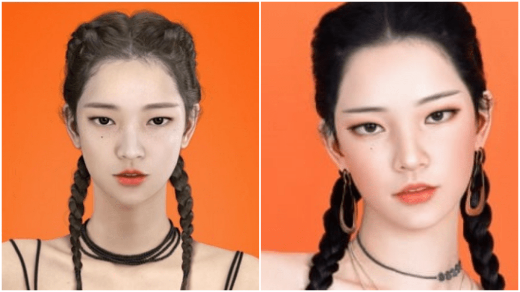 Rozy為虛擬真人，由韓國初創Sidus Studio X以3D合成及電腦模擬創作。