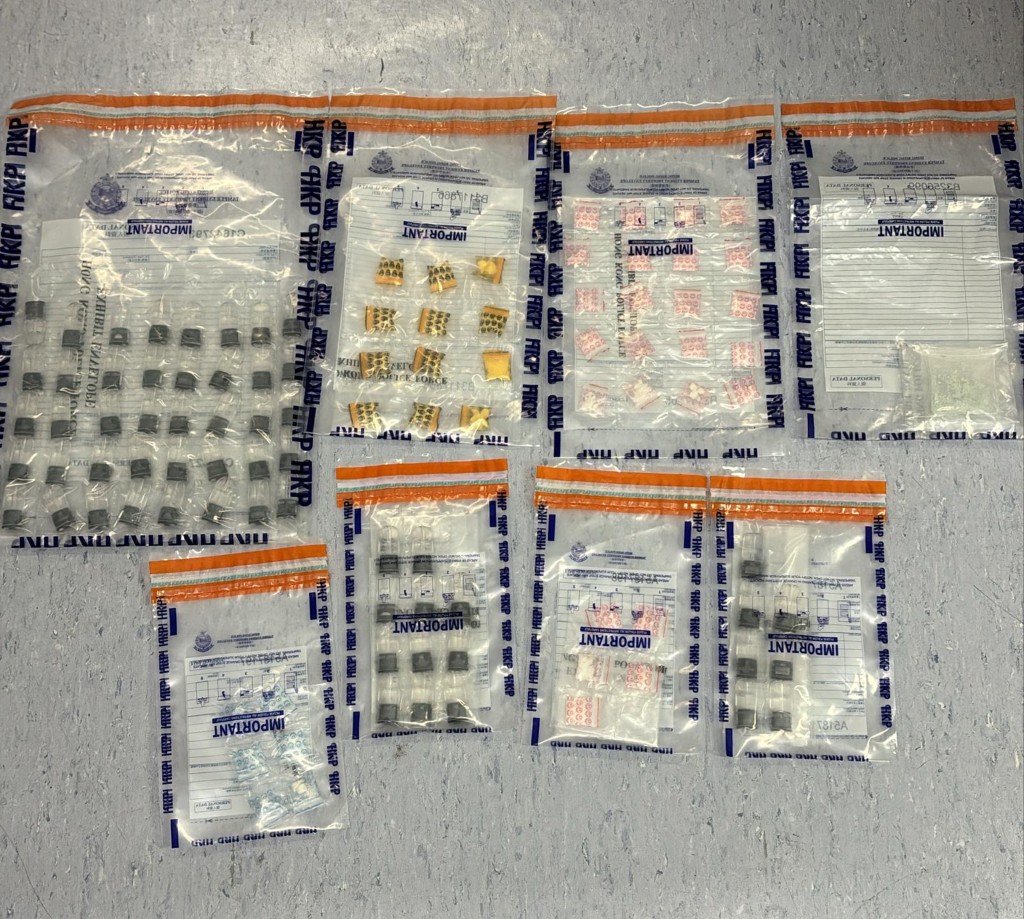 首季涉及毒品罪行的被捕人士主要涉及的毒品分別為「太空油毒品」、大麻和可卡因。