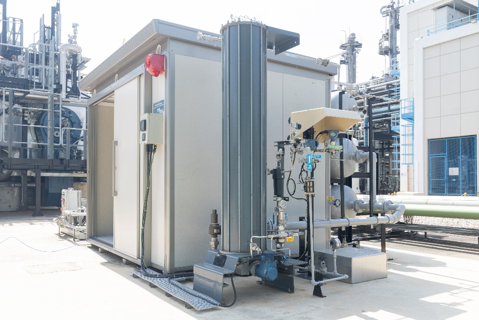 煤氣公司設置煤氣管網抽取氫氣系統。