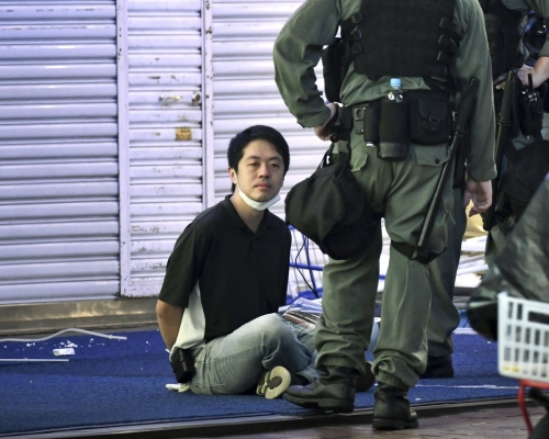 許智峯昨晚被捕。資料圖片