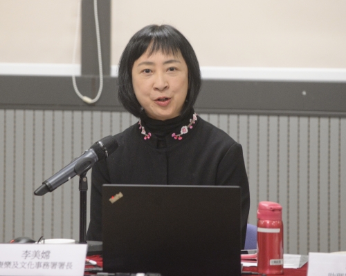 康文署署長李美嫦。 資料圖片