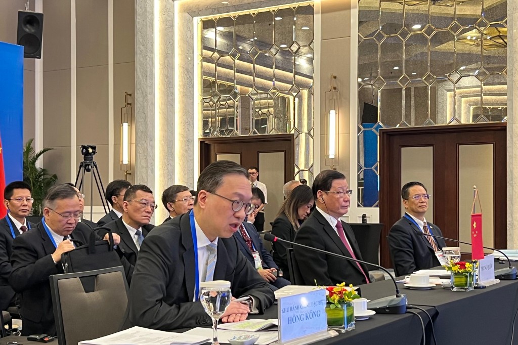 律政司司长林定国今日在越南出席第13届「中国—东盟成员国总检察长会议」。林定国fb