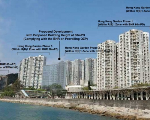 華懋荃灣豪景花園毗鄰露天貨倉用地申建150伙