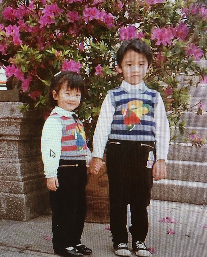 大仔Lucas的樣子跟謝霆鋒童年幾乎一樣。 大仔Lucas的樣子跟謝霆鋒童年幾乎一樣。