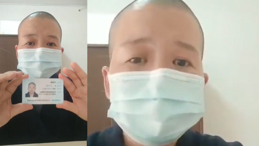 女尼拍片舉報佛協會長性勒索,巴中警方正調查。