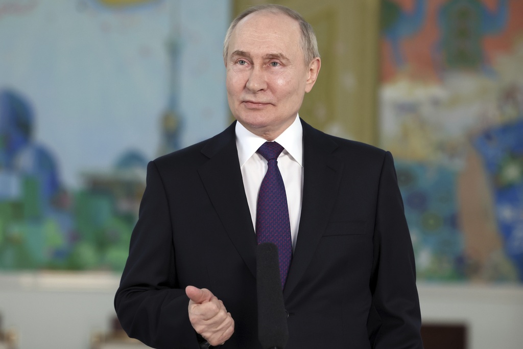 俄罗斯总统普京警告西方让乌克兰使用其武器俄罗斯或酿全球冲突。美联社
