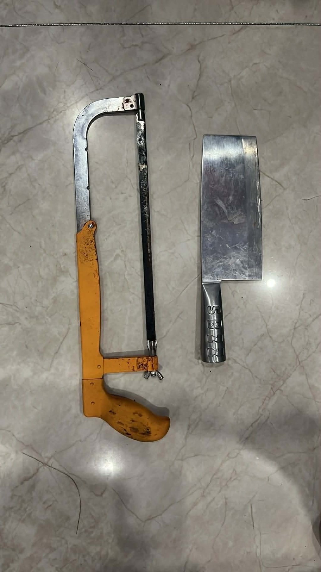 疑是肢解案中的分屍工具。 疑是肢解案中的分屍工具。