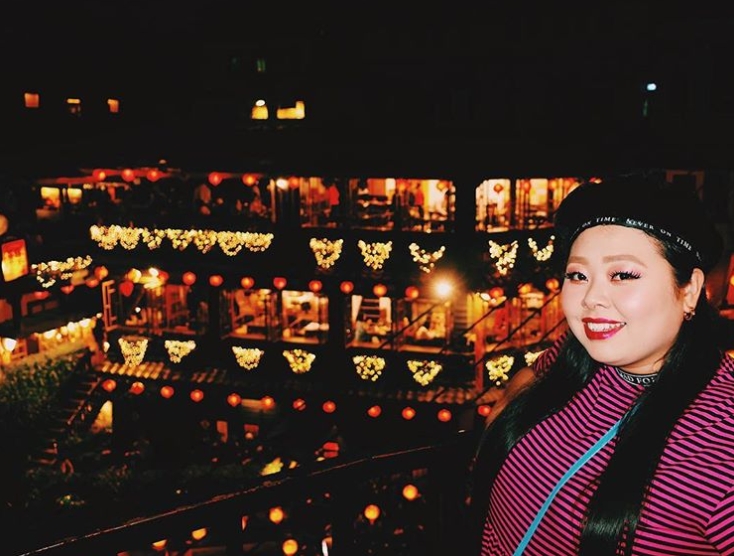 渡邊直美上月去過九份旅行。